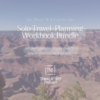 Solo Travel Planning Workbook Bundle